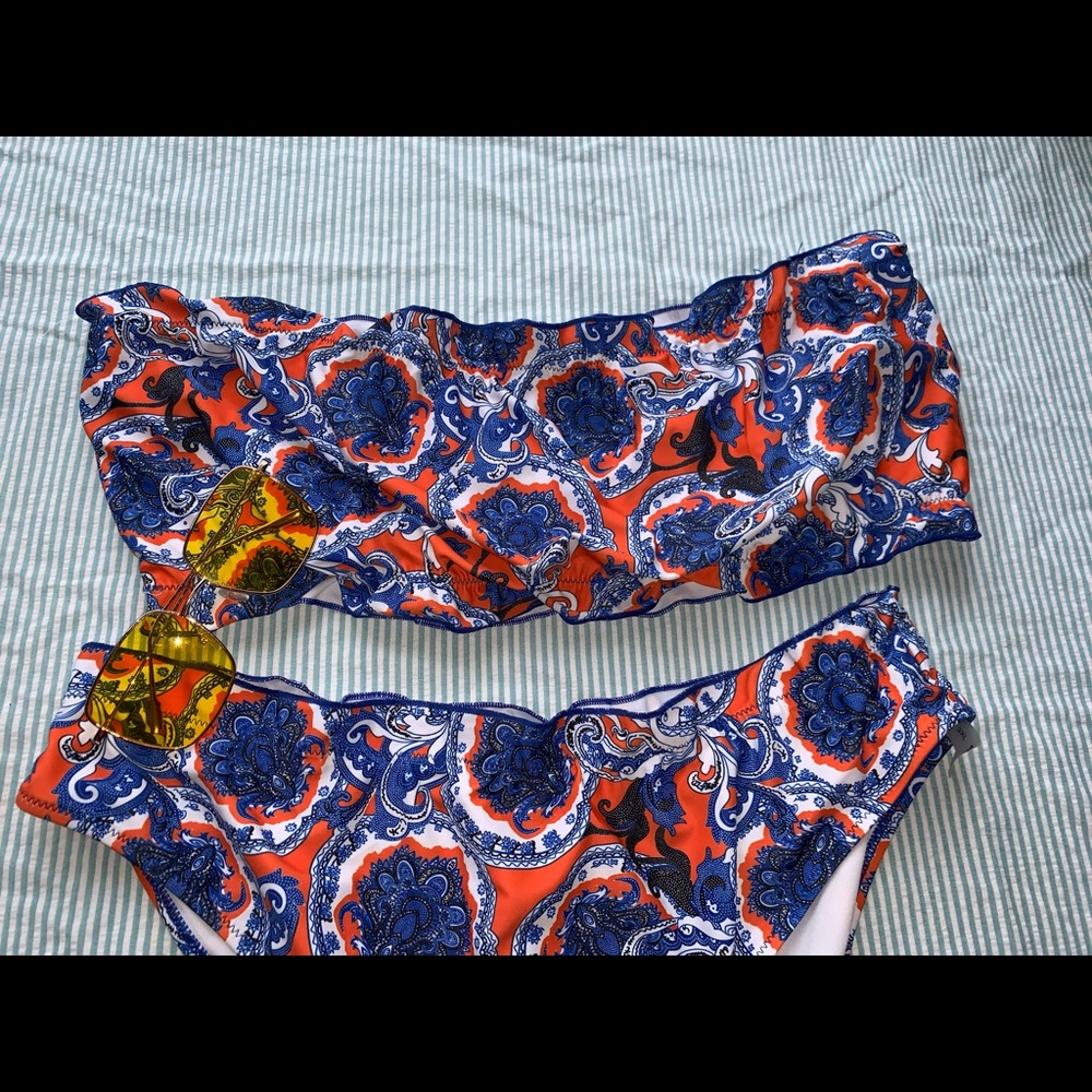 Shrub strapless bikini , size 3X